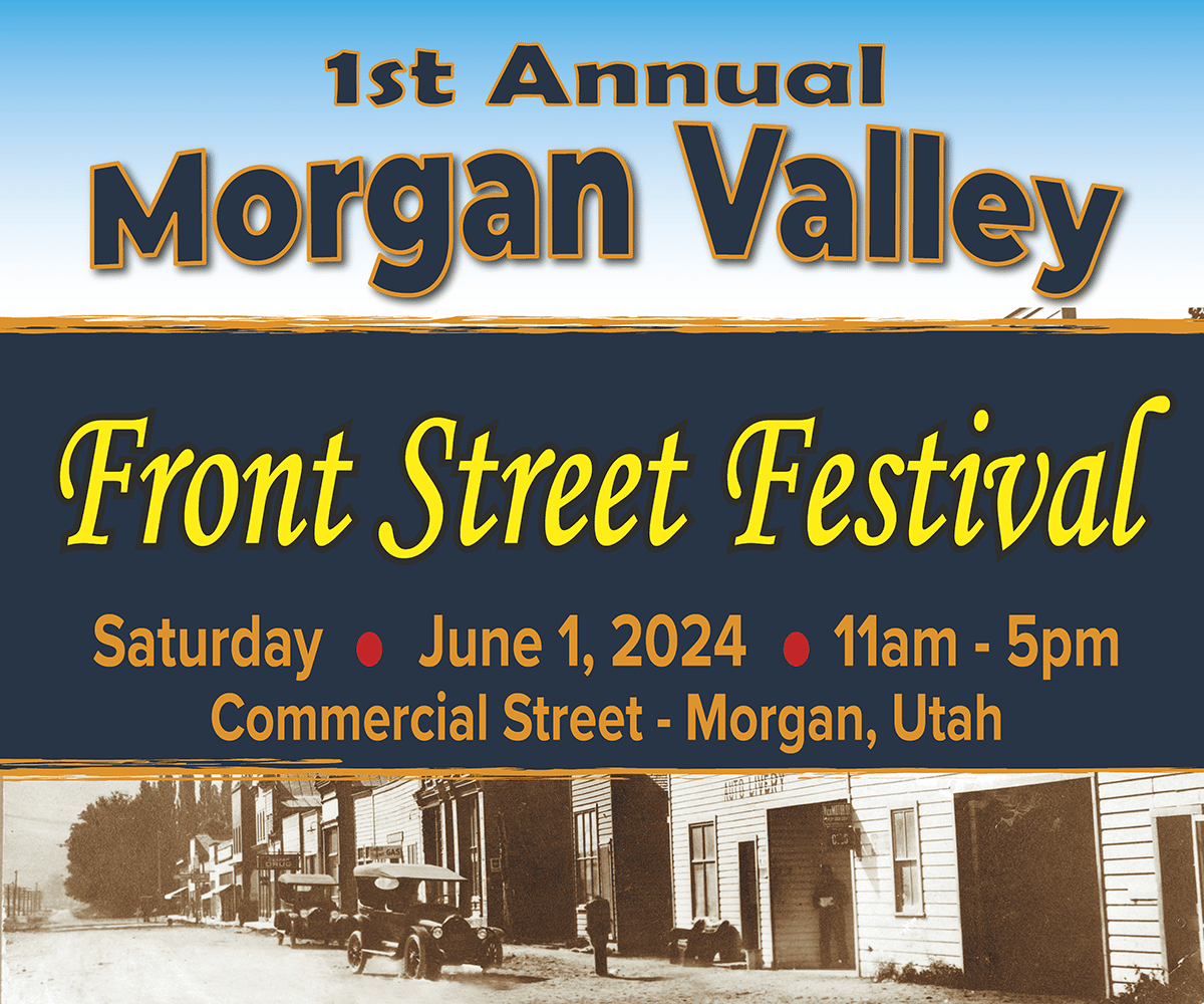 1st Annual Morgan Valley Front Street Festival flyer.