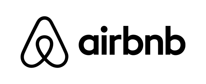 airbnb Logo - black